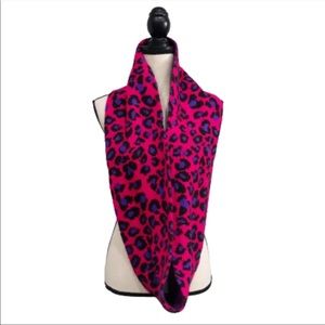 Aeropostale Pink and Purple Leopard Scarf